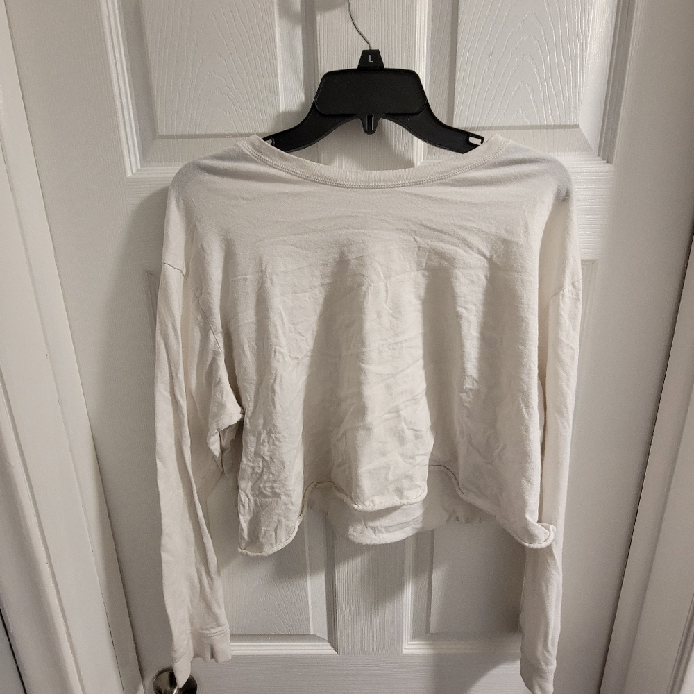 White crop top